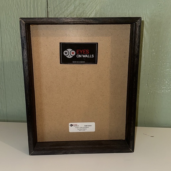 Trash 1 Alex Cherry Pop Block Print Guy room decor men’s decor - Picture 3 of 5